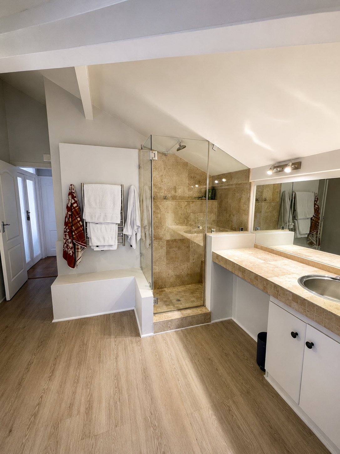 The Flat bathroom detail